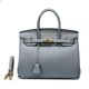 thumbnail image 2 of Women Ladies Handbag First Layer Cowhide Fashion Litchi Pattern Birkin Bag, 2 of 4