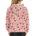 thumbnail image 4 of DISNIMO Strawberry Hoodie Kids Girls Hoodies Pink Pullover Hoodie Kids Hoodie Sweatshirt Girls Hooded Sweatshirts Size 11-13 Junior Girls Hoodie Teen Boy Streetwear Hoodies Childrens Fall Clothes, 4 of 7