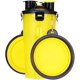 thumbnail image 1 of Cuencos para perros con botella de agua para perros, contenedor de comida para mascotas 2 en 1, amarillo, 1 of 1