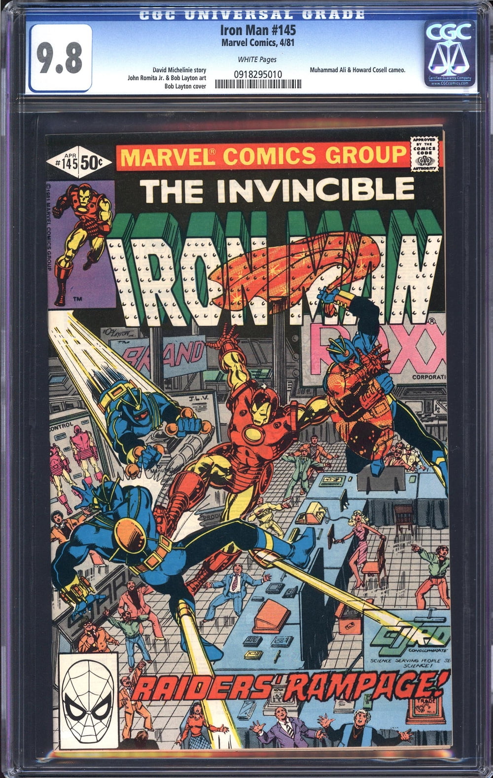 Iron Man #145 - CGC 9.8 Comic Book