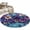 Purple, variant on Round Rugs 4Ft, Purple Flowers Round Area Rug Washable Indoor Throw Carpet, Spring Vintage Walls Pastoral Country Soft Non Slip Circle Rug for Kitchen Nursery Room Home Decor Aesthetic