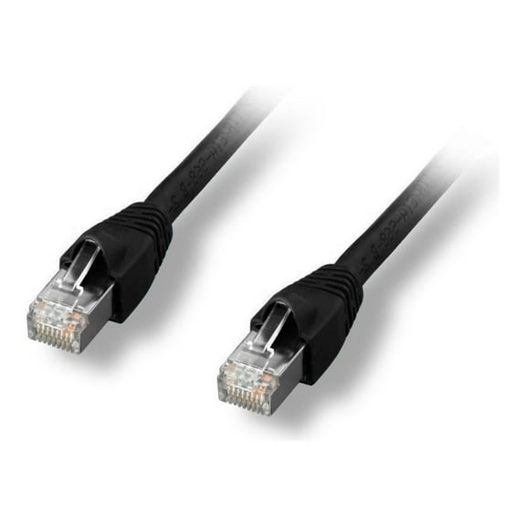 Comprehensive Cable CAT6A-25BLK Cat6a Shielded Patch Cable Cabl Black 25ft.