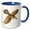 Blue/White, variant on , Cozumel Thrasher, 15oz Two-tone Blue Mug