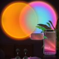 thumbnail image 5 of Sunset Lamp Projection LED Night Light Projector 180 Degree Rotation FYBTO tic Visual USB Port Million Colors Changing RGB Atmosphere Light for Bedroom Decor Photography with APP/Voice, 5 of 5