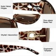 thumbnail image 5 of Joopin Polarized Sunglasses Womens Trendy Oversized Big Large Driving Sun Glasses Sensitive Eyes UV Protection Sunnies (Tortoise), 5 of 8