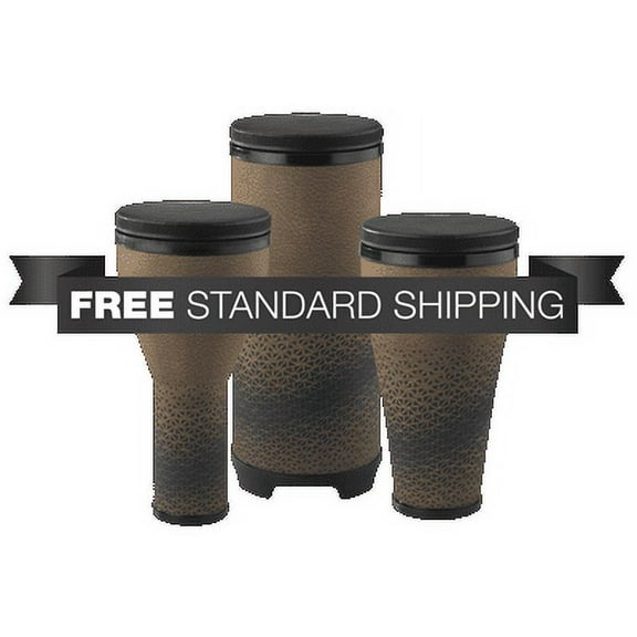 Remo Festival DP-2510-AA-64 Combo Pack, Djembe, Timbau, Tubano, Cafe