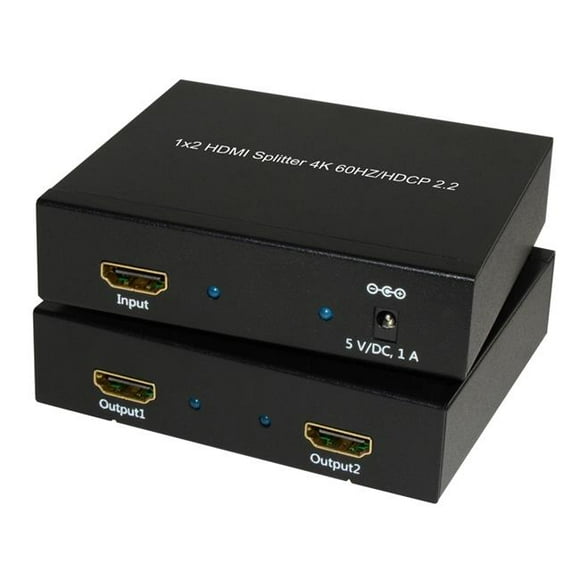 GCIC HM2-SP102K Ultra Slim 1 X 2 HDMI 2.0 HDCP 2.2 4K 60HZ Splitter