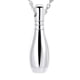 thumbnail image 3 of Collar de urna para cenizas, joyería de acero inoxidable resistente al agua, pequeño con colgante Plata, 3 of 5