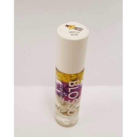 Flavored Vanilla Lip Gloss - Blossom Roll-On Lip Gloss - VANILLA BEAN - 0.2oz