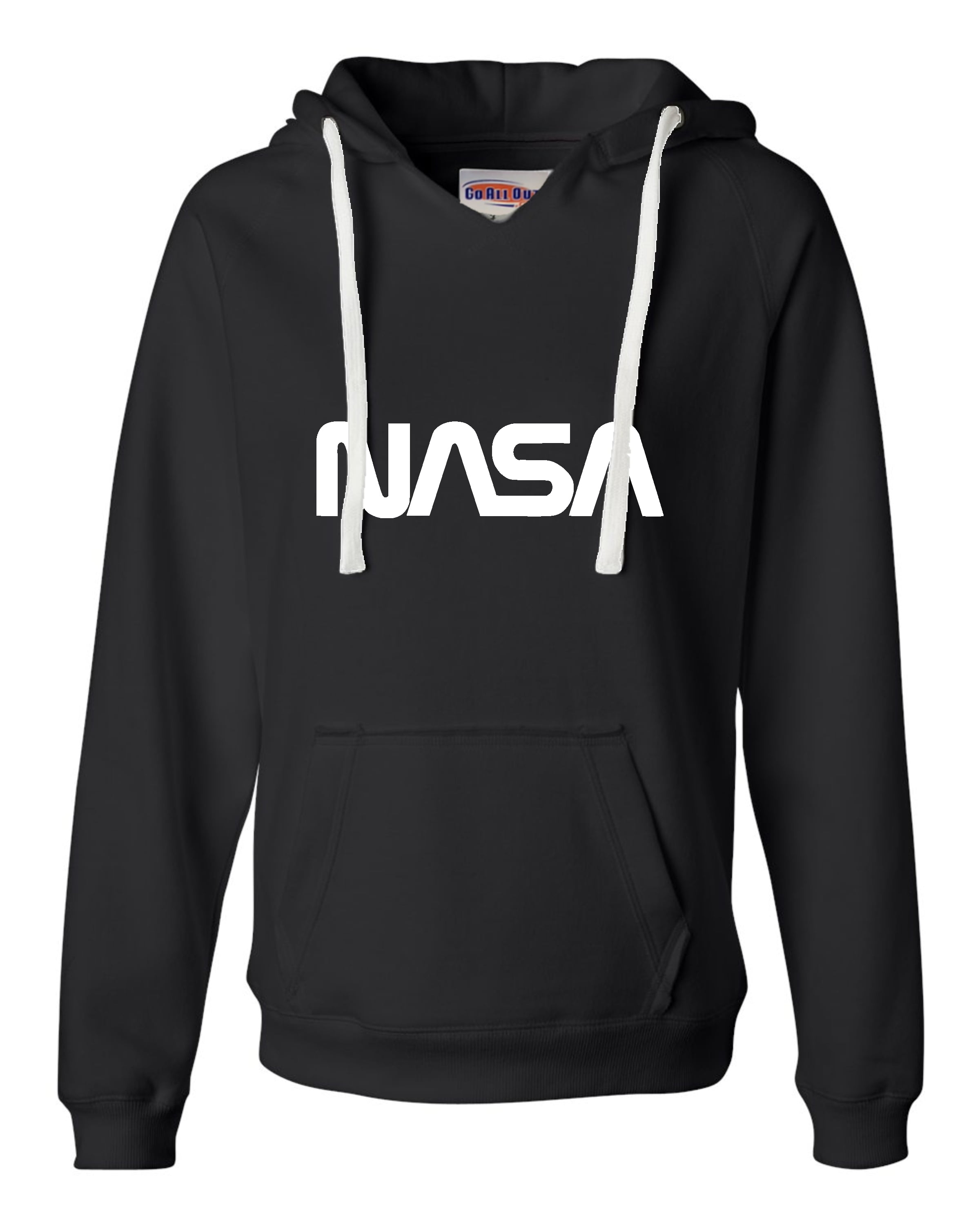 nasa red white and blue hoodie
