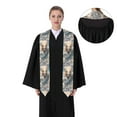thumbnail image 4 of Kdxio Cool Cloud White Dragon Graduation Stole Class, Graduation Sash, Unisex Adult 36" Academic Commencements-Flattened, 4 of 7