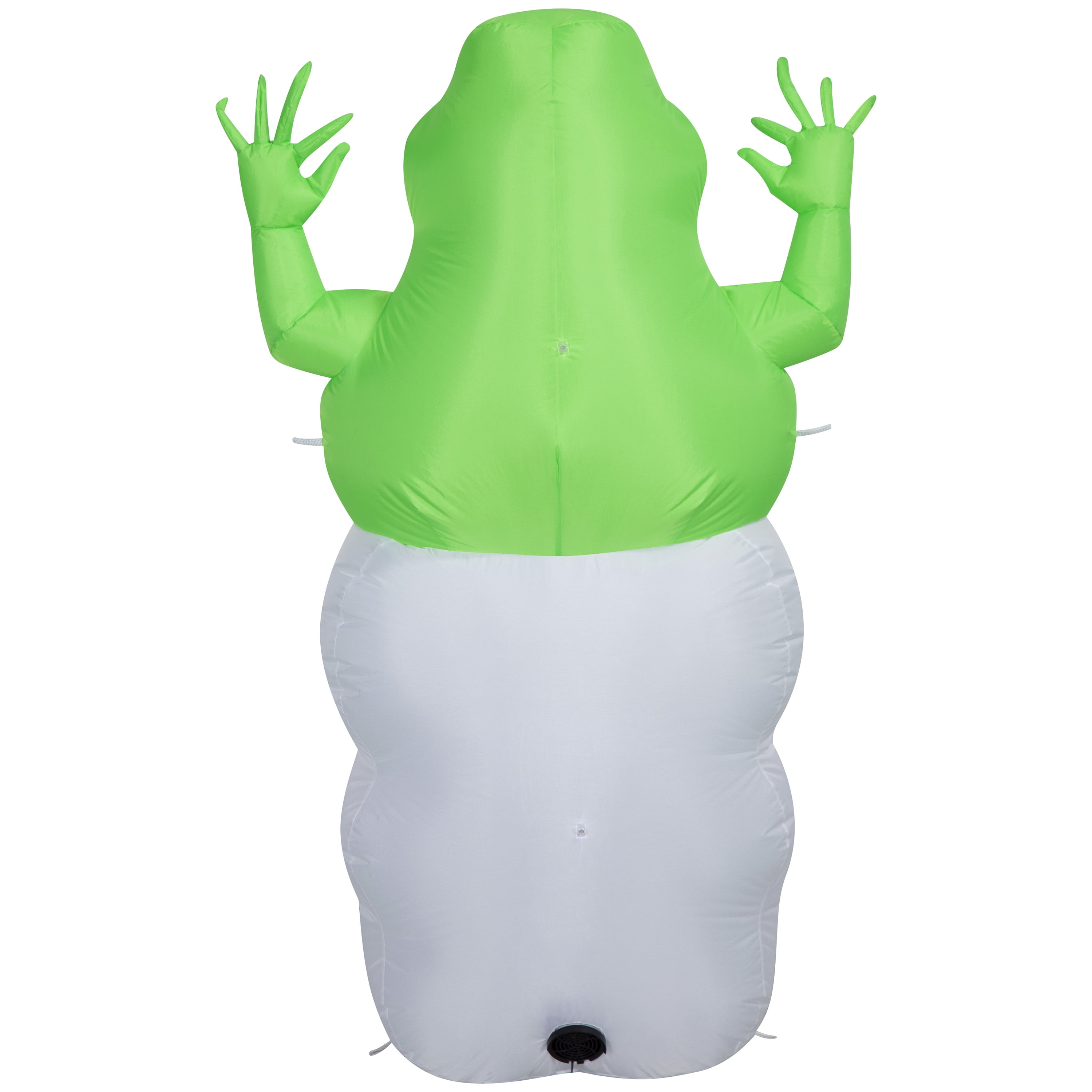 Airblown Halloween Yard Inflatables Light Ghostbusters Slimer on a Skull Sony, 5 ft