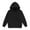 Black, variant on Tiijoy Toddler Girl's Hoodie Solid Unisex Casual Cotton Hooded Sweatshirt, Sizes 2-3T