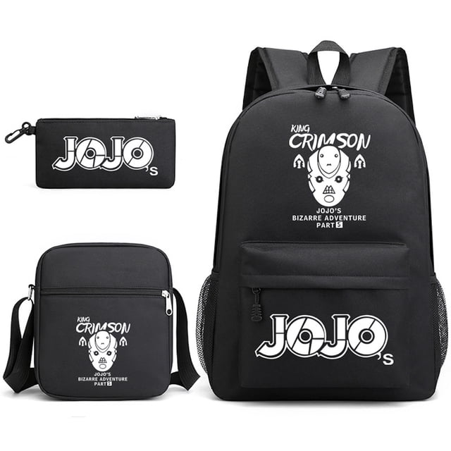 Juego de mochilas escolares JoJos Bizarrres Adventures, 3 piezas, para niños