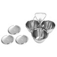 thumbnail image 4 of Seasoning Container Pots Set, Seasoning Container Pots Spice Jar Spice Rack, Stainless Steel For Home Kitchen Or Bar Kitchen Utensils Home,Kitchen,Counter J13390(3) 3Pcs Rotating Seasoning Pot Set, 4 of 8