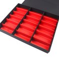 thumbnail image 5 of 18 Slot Modern Rectangular Sunglasses Glasses Eyeglass Organizer Eyewear Display Case Storage Box Black, Red 18.7*14.7*2.2in for Stores, Offices, Homes, 5 of 15
