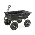 thumbnail image 1 of Gorilla Carts Chariot-Benne de Cour en Poly de 10 Pi3 avec Dégagement Rapide, Capacité de 1500 lb, Noir, 1 of 8