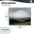 thumbnail image 4 of Stupell Industries Traditional Refreshed Quiet Rolling Hills Gray Framed Giclee Art, 20 x 16, by Annabelle Hall, 4 of 8