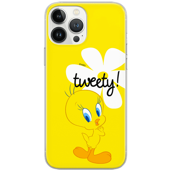 Mobile phone case for Apple IPHONE 11 PRO original and officially Licensed Looney Tunes pattern Tweety 005 optimally adapted to the shape of the mobile phone, case made of TPU