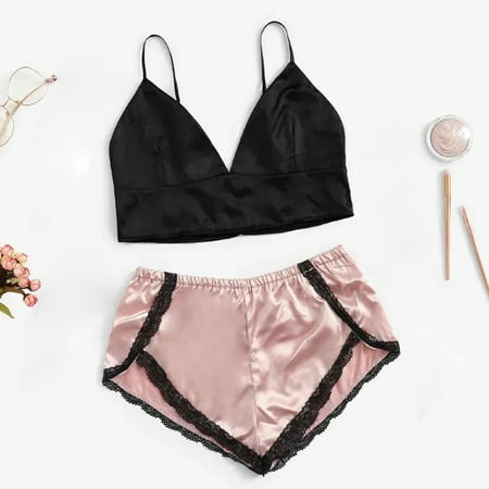 

Women s Lace Sexy Two Piece Babydoll Lingerie Set Bra and Panty Set Plus Size Bralette Underwear Bodysuit Sets