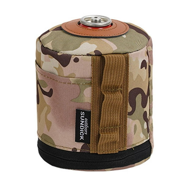 Funda protectora portátil para tanque de , cilindro de , tela Oxford, cubierta antialmacenamiento para barbacoa, accesorios de , Camuflaje ligero L Macarena Tapa del depósito de gas