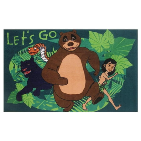 Fun Rugs Jungle Book Collection Let's Go Area Rug-Size:39" x 58"