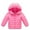Pink, variant on TAIAOJING Kids Girls' Boys' Down Puffer Jacket Toddler Baby Girls Sweater Coat Winter Thick Warm Button Hooded Windproof Coat Outwear Lightweight Coat Windbreaker Parka 6-7 Years