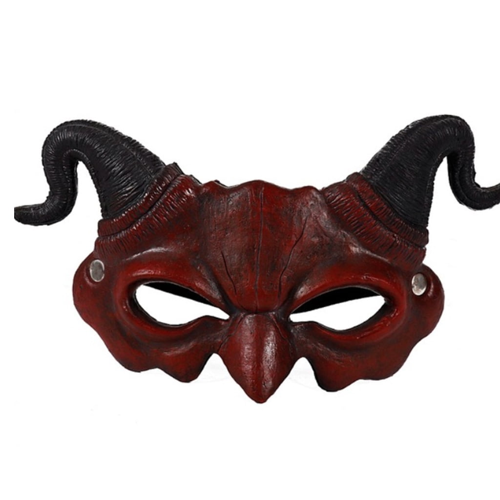 Dress Up Props Male And Female Demon Masks Anime Mask Cosplay Mask Half  Face 
