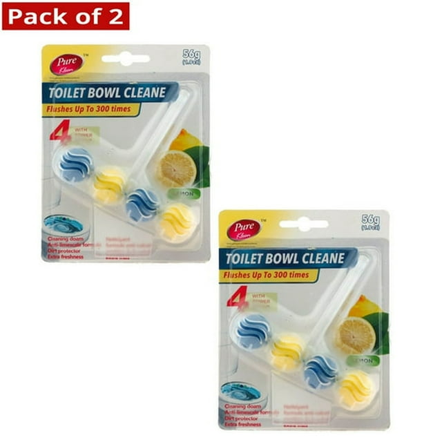 Pure Kleen Nettoyant pour Cuvette Pdq Citron 56 g Lot de 2
