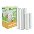 thumbnail image 1 of Ensemble de rouleaux d’emballage sous vide FoodSaver, 3 rouleaux (11&nbsp;po x 16&nbsp;po) et 2 rouleaux (8 po x 20 pi), 1 of 7