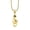 Gold, variant on Women Men's Song Music Note Song Pendant Necklace Stainless Steel Personalized Couple Hip Hop Chain Jewelry Silver