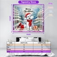 thumbnail image 5 of Merry Christmas Bichon Frise Enjoys Woofmas Winter Xmas Holiday Tapestry Bichons Dog Lovers Gifts Idea Wall Hanging Backdrop Home Decor - 02022, 5 of 5