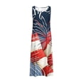 thumbnail image 5 of Vestido de Verano para las Mujeres sin Mangas Impreso Largo Maxi, Suelto Fluido Y Casual Vestido Sexy para las Mujeres, 5 of 5