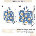 thumbnail image 2 of FORMRS Womens Corduroy Tote Bag Crossbody Shoulder Handbag with Pocket, Cute Fried Eggs, 2 of 7