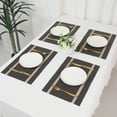 thumbnail image 7 of Unique Bargains Set of 8 Vinyl Placemats for Kitchen Washable Table Placemats Brown, 7 of 7