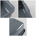 thumbnail image 3 of Yesdate 4-Pack 32 L Large Bus Tubs, Commercial Tote Box, Plastic Bus Box, Grey, 3 of 6