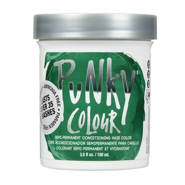 Punky Alpine Green Semi Permanent Conditioning Hair Color, 3.5oz