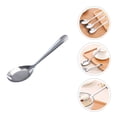 thumbnail image 4 of 5pcs Long Handle Porridge Spoons Stainless Steel Soup Spoons Rice Spoons, 4 of 9