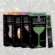 RSVP Skinnies -Holiday Pack - 0 Sugar Cocktail Mixer (4 Boxes / 24 Packets)