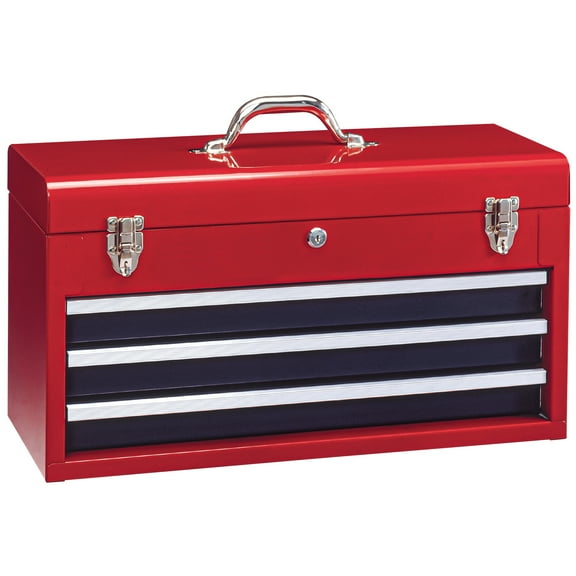 Genius Tools 23 Inch Tool Chest 3 Drawers  23" x 9" x 12" - TS-123