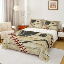 Castle Fairy Teens Boys Girls Retro Gamer Baseball 4Pcs Bed Sheets,Sport Theme King Sheets,Rustic Cabin Super Cozy Sheet Set,Super Cozy Room Decor