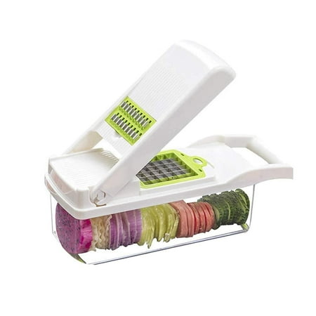 

Vegetable Chopper Household Kitchen Food Cutter Tools with Cleaning Brush And Drain Basket Stainless Steel Cheese Sliver Grater
