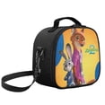 thumbnail image 2 of Zootopia Insulated Lunch Bag Cartoon Backpack, Reusable Thermal Cooler Tote for School Picnic Travel, Water Resistant Zipper Lunch Box Carry Bag Large Capacity Reusable Cooler Bag CZX9-1, 2 of 6