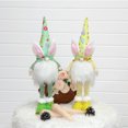 thumbnail image 4 of Muñeca sin rostro Feliz Pascua, muñeca encantadora, regalos de Pascua para niños, decoración de conejito de Pascua para el hogar, mesa, Kits de decoración para fiestas Amarillo con piernas Wosthever HA003433-02, 4 of 6