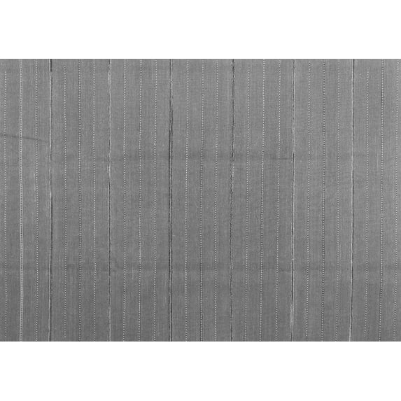 Ahgly Company Indoor Rectangle Abstract Gray Contemporary Area Rugs, 2' x 4'