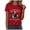 Red, variant on Leey-World 4th of July Shirts Women American Flag Patriotic Shirts USA Star Stripes Graphic T Shirt Short Sleeve Summer Tees 250th Anniversary Usa Shirt Womens(Grey,3XL)