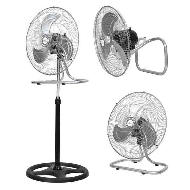 Ventilador Multi Uso SKY CARE 18 Pulgadas 3 Aspas de Metal Negro 18 in SC-V3EN13V