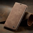 thumbnail image 1 of Funda tipo billetera con tapa magnética de lujo para iPhone 14 13 12 Mini 11 Pro XS Max X XR 8 7 6s 6 Plus 5 5s SE 2020 2022, funda de cuero para tarjetas Tan Jianjun unisex, 1 of 2