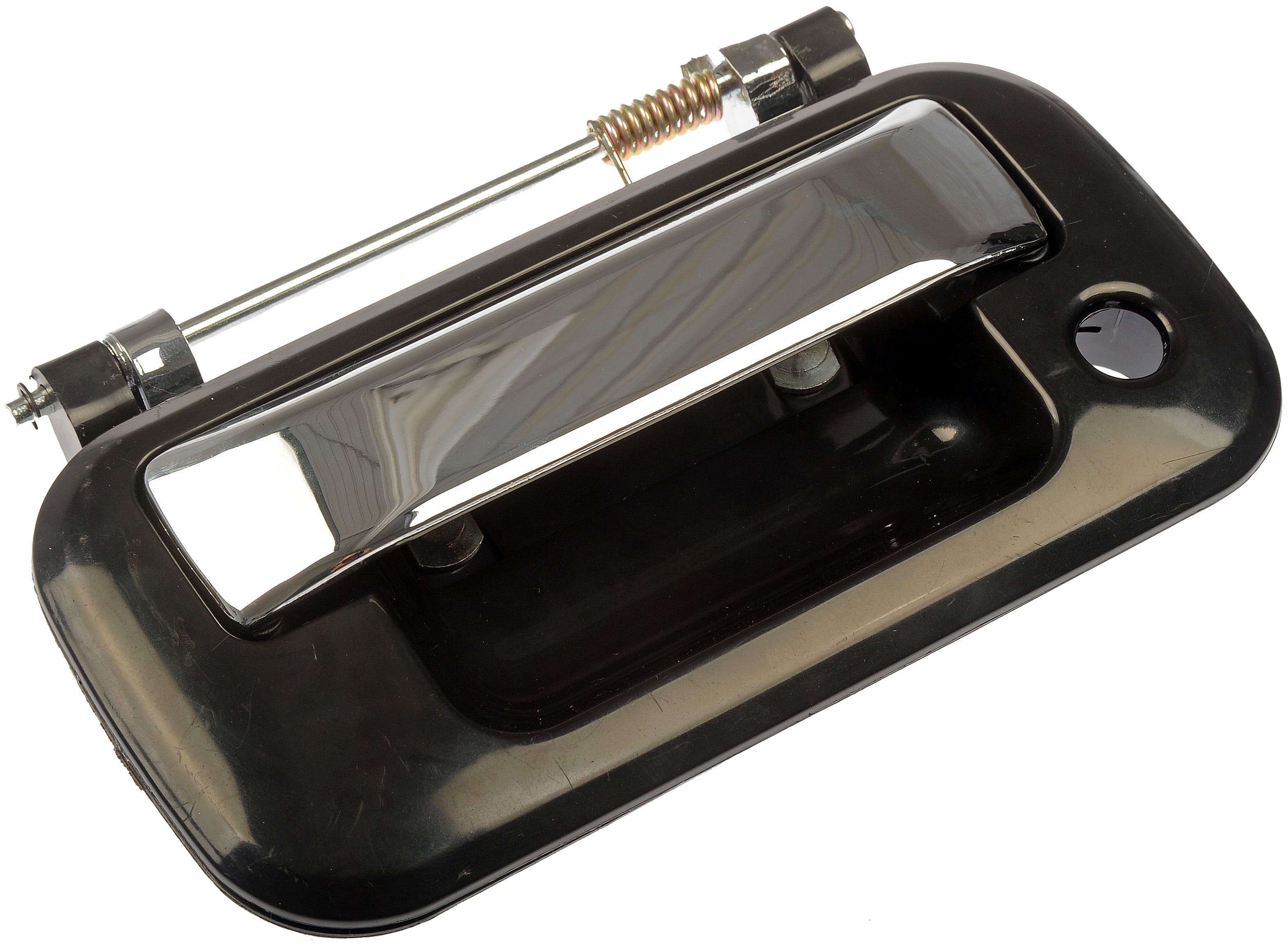 Dorman 80188 Tailgate Handle for Specific Ford / Lincoln Models, Chrome Lever and Black Housing