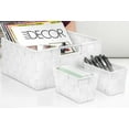 thumbnail image 7 of Decorative & Durable Fabric Storage Baskets, Shelf & Closet Organization - White, 7 of 7